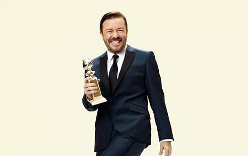 Újra Ricky Gervais vezeti a Golden Globe-gálát Újra Ricky Gervais vezeti a Golden Globe-gálát