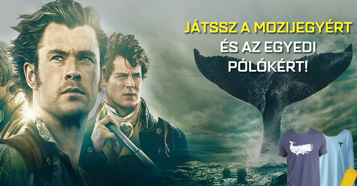Töltsd ki A tenger szívében kvízt, és nyerj mozijegyet és egyedi pólókat
