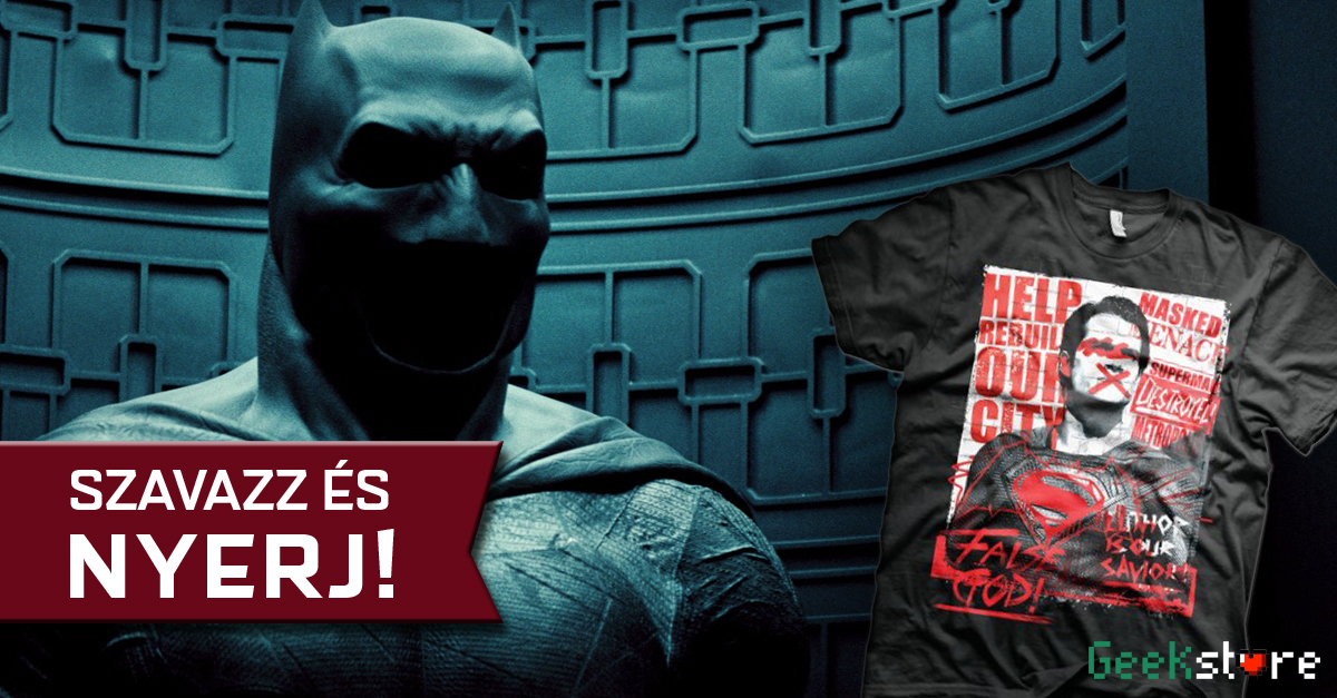 Szavazz a legjobb Batman-jelmezre, és nyerj exkluzív pólót! Szavazz a legjobb Batman-jelmezre, és nyerj exkluzív pólót!