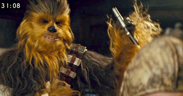 Kivágott jelenet: Így tépte le Chewbacca a Star Wars VII szereplőjének a karját Kivágott jelenet: Így tépte le Chewbacca a Star Wars VII szereplőjének a karját