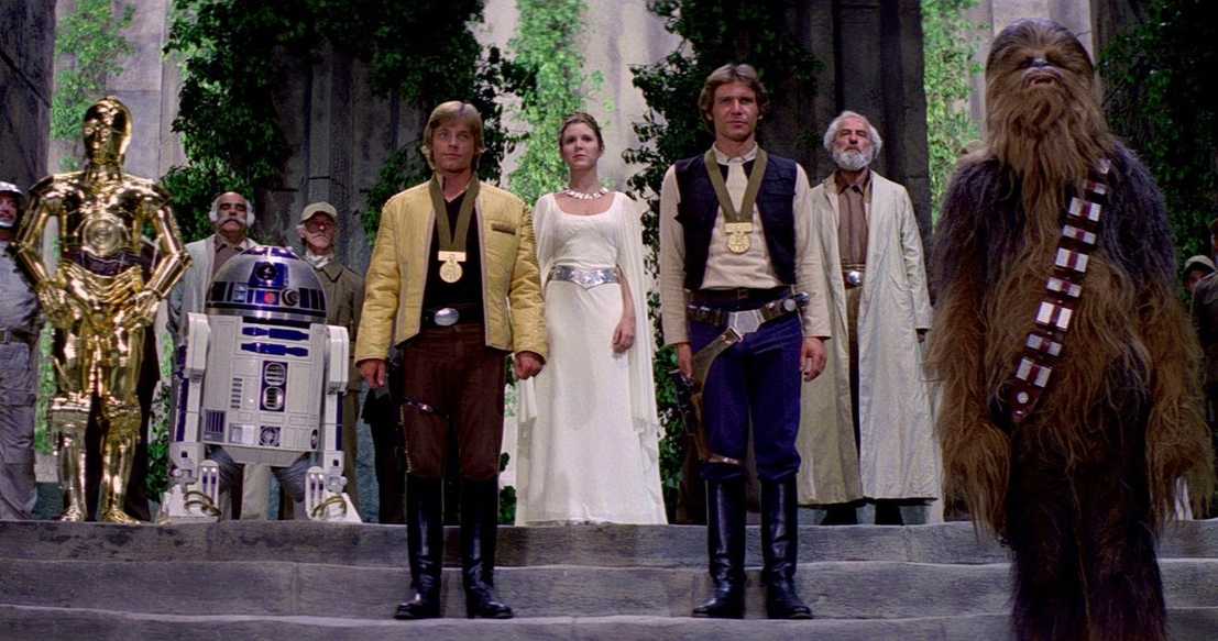Ezért nem tüntették ki Chewbaccát a Star Wars végén