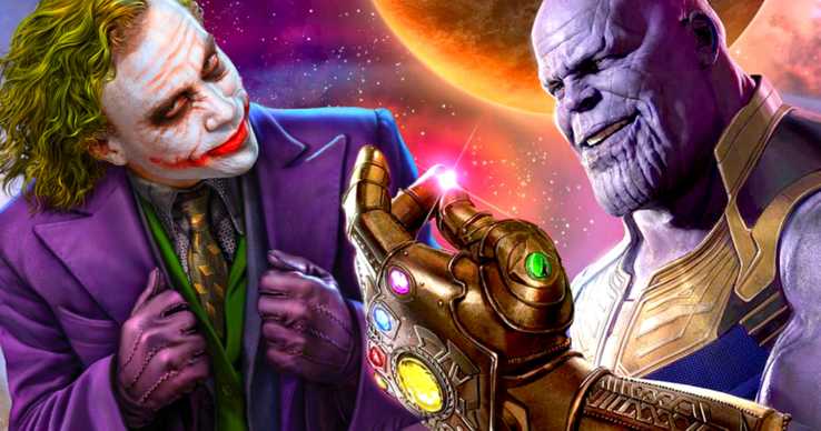 Heath Ledger Jokere legyűrte Thanost Heath Ledger Jokere legyűrte Thanost