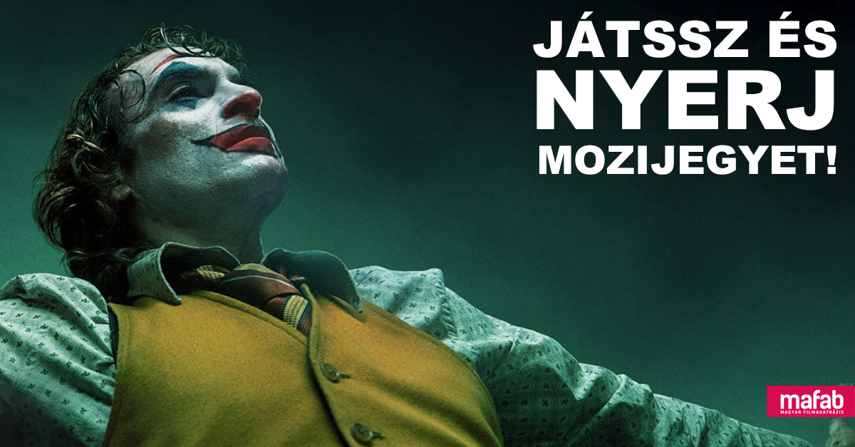 Játssz és NYERJ páros belépőjegyet a Jokerre! Játssz és NYERJ páros belépőjegyet a Jokerre!