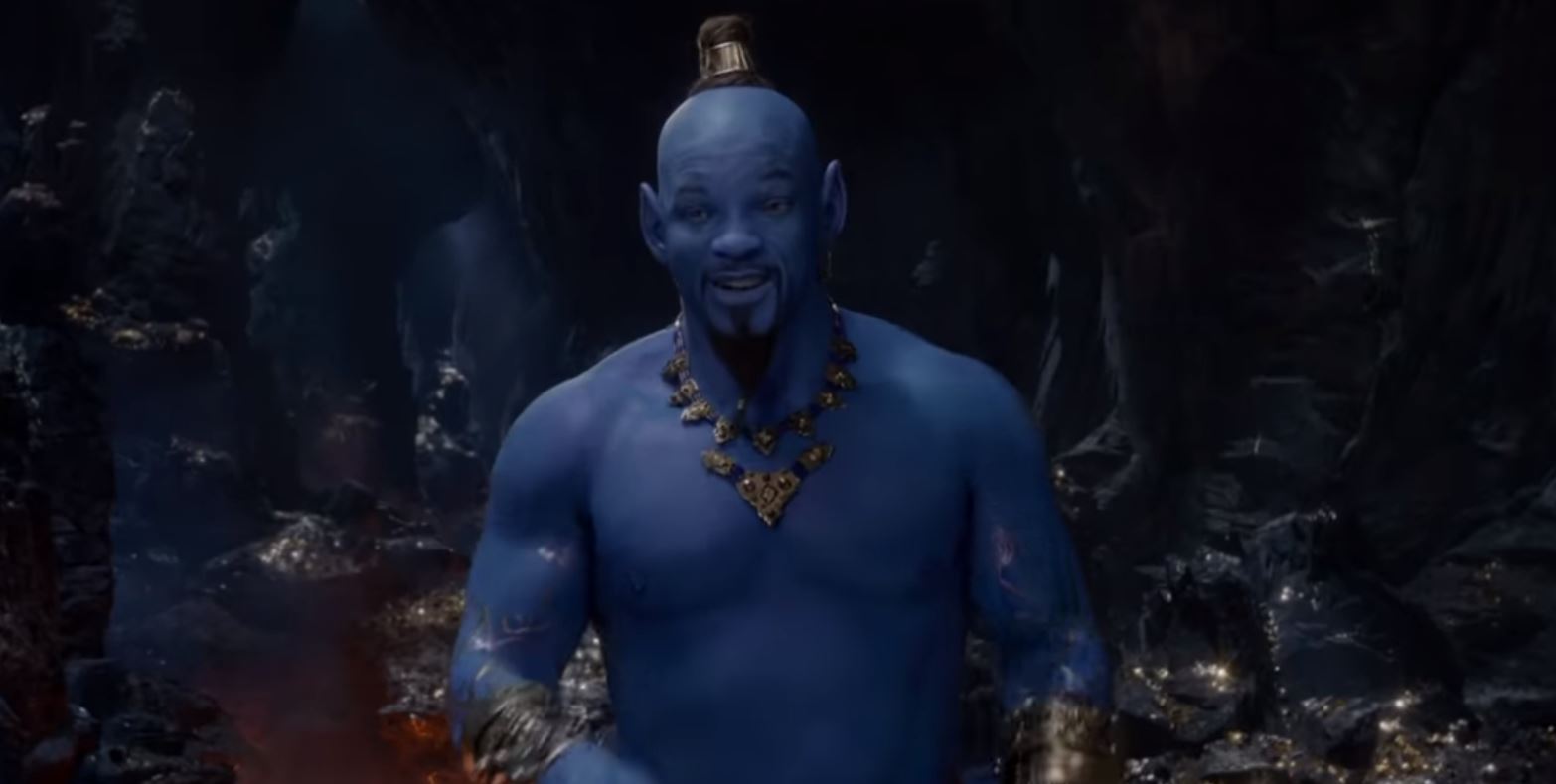Szürreálisan fest Will Smith kék Dzsinnje, itt az Aladdin előzetese Szürreálisan fest Will Smith kék Dzsinnje, itt az Aladdin előzetese