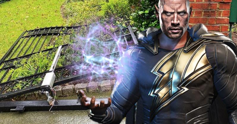 Dwayne Johnson készen áll Black Adam szerepére: puszta kézzel letépett egy vaskaput (fotó)