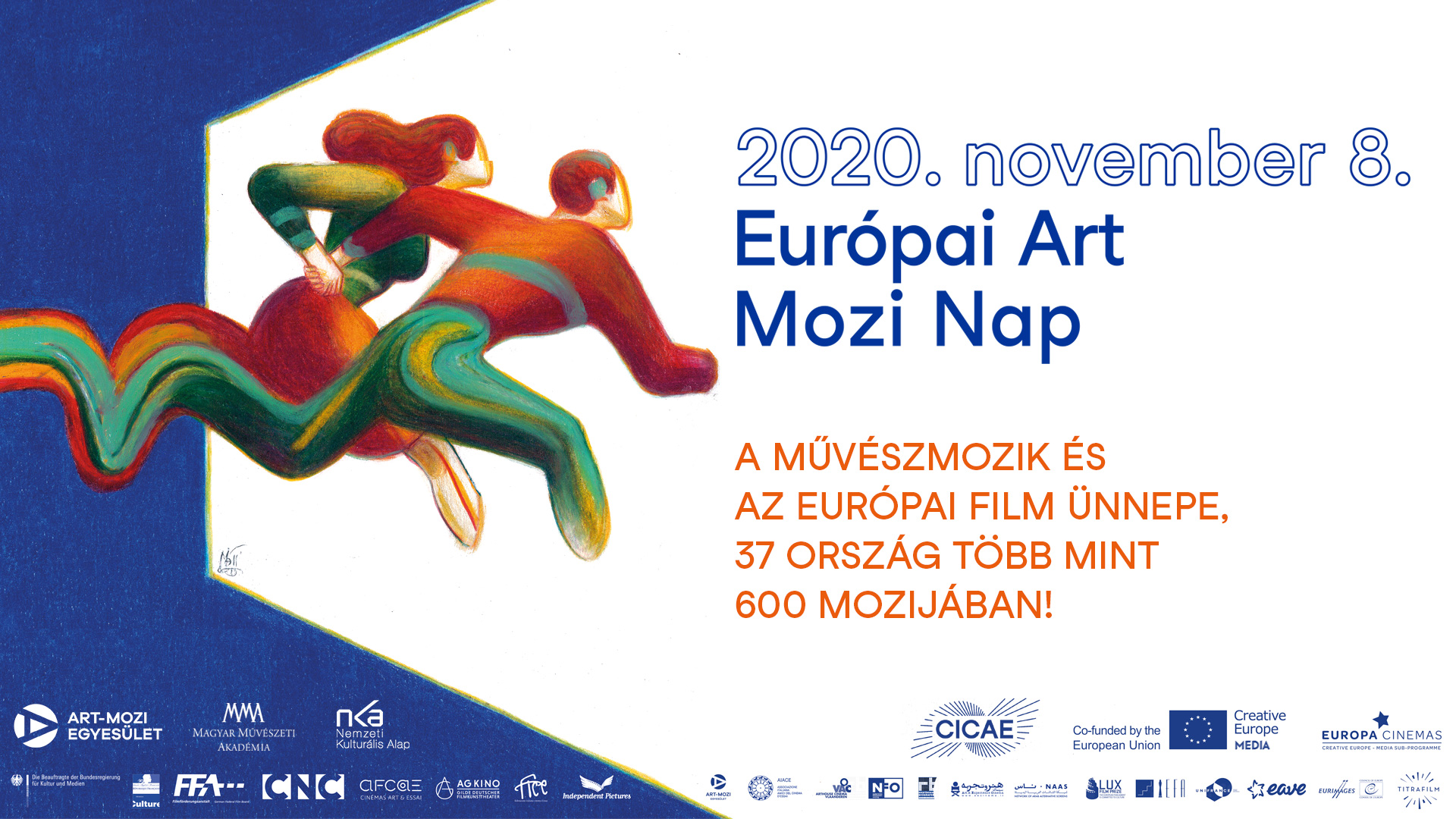 November 8-án fesztiválsikerek és premier előtti filmek az Európai Art Mozi Napon!