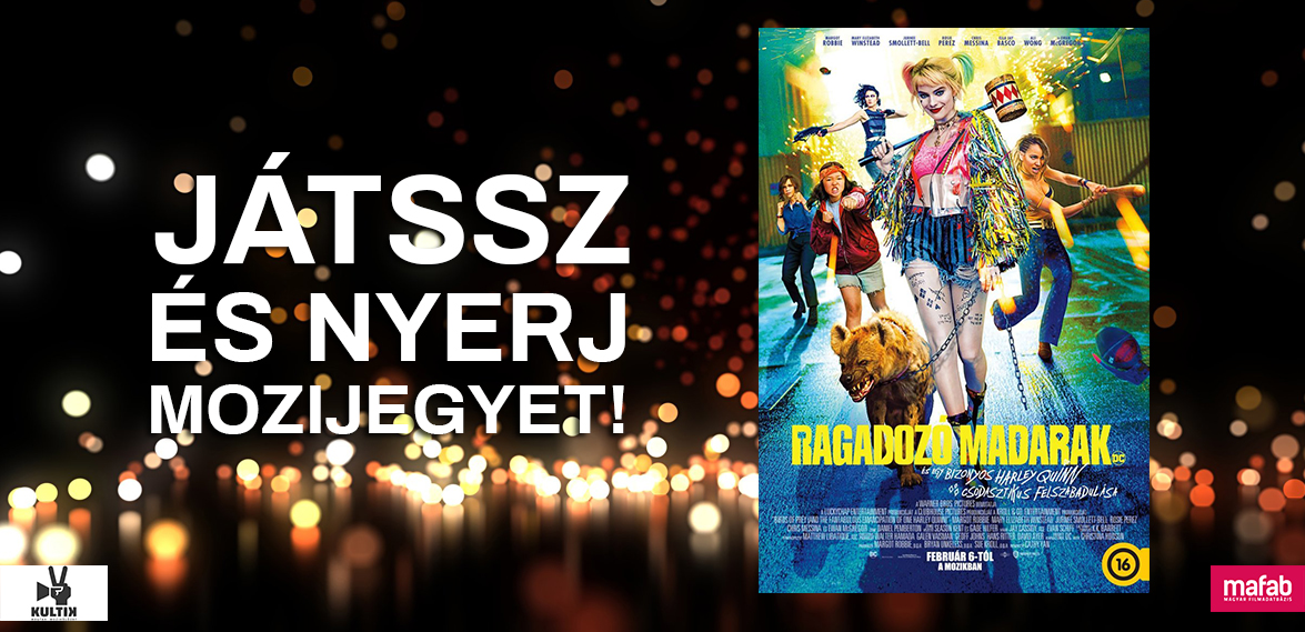 Játssz és NYERJ páros mozijegyet a Ragadozó madarakra! Játssz és NYERJ páros mozijegyet a Ragadozó madarakra!