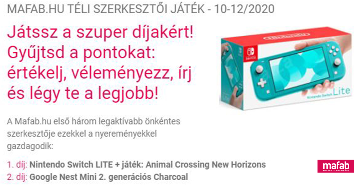 Gyűjtsd a pontokat, hogy a Tiéd legyen a Nintendo Switch LITE! Gyűjtsd a pontokat, hogy a Tiéd legyen a Nintendo Switch LITE!