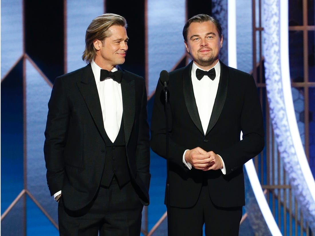 Brad Pitt trollkodott egy alaposat Leonardo DiCaprióval Brad Pitt trollkodott egy alaposat Leonardo DiCaprióval