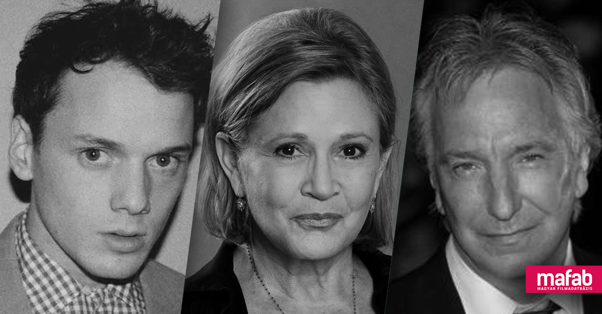 13 hollywoodi sztár, akiket épp 5 éve vesztett el a világ 13 hollywoodi sztár, akiket épp 5 éve vesztett el a világ