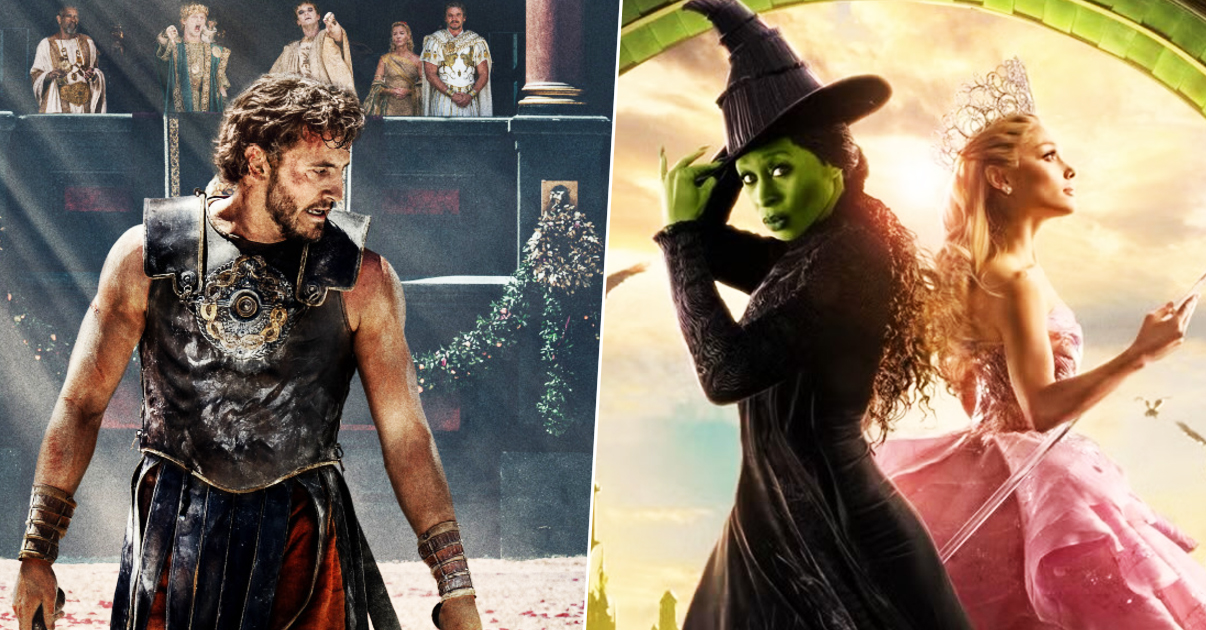 Rekordokat döntött a Wicked, nagyot ment a Gladiátor 2 az év egyik legnagyobb mozis hétvégéjén Rekordokat döntött a Wicked, nagyot ment a Gladiátor 2 az év egyik legnagyobb mozis hétvégéjén