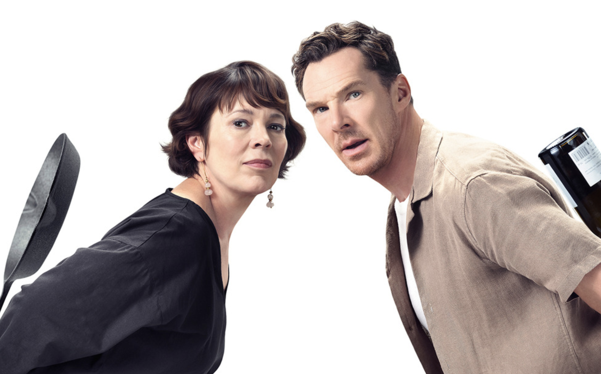 Hamarosan a mozikban: Magyar előzetest kapott Benedic Cumberbatch és Olivia Colman fekete humorú vígjátéka, a Rózsák háborúja