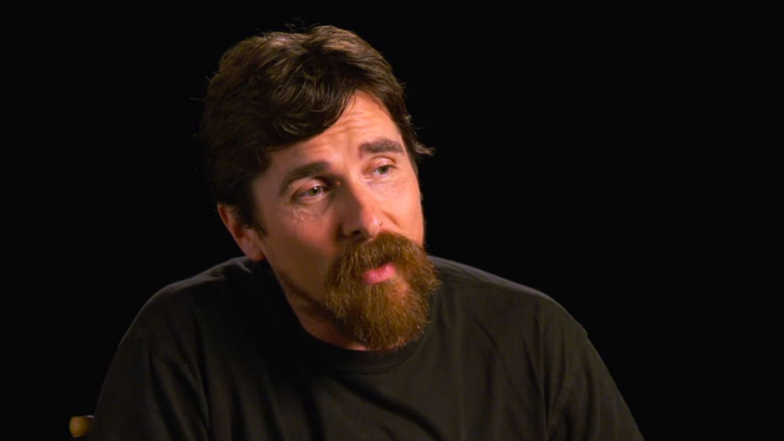 Igen, ő ott tényleg Christian Bale a legújabb filmjének forgatásán