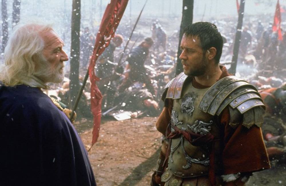 Russel Crowe diadala az arénában és a filmvásznon