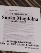 In memoriam Supka Magdolna - MMA portré