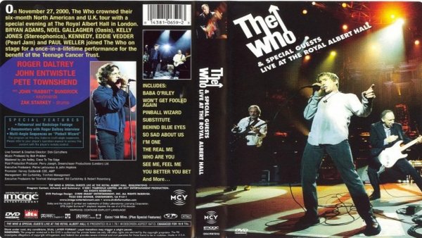 The Who and Spécial Guest - Live at The Royal Albert Hall / Filmkép